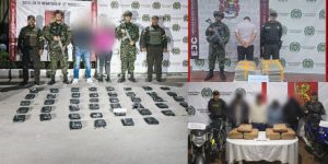 Golpe al narcotráfico en Huila: 9 capturados y 70 kilos incautados