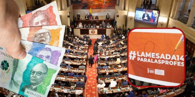 Gobierno Petro y bancadas progresistas logran avance clave en el congreso para devolver la Mesada 14